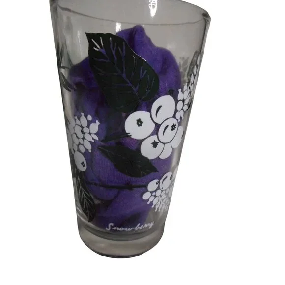 MCM Peanut Butter Drinking Juice Glass Tumbler Snowberrys Estate find 5" - Picture 6 of 6